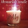 Memorial Candle Personalised & Scented